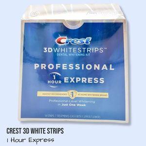Crest 3D White Whitestrips- 1 hour Express.